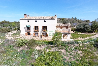 Farmhouse for sale with 15 hectares of land in a quiet, green, clean and very pleasant place in Les Garrigues.
